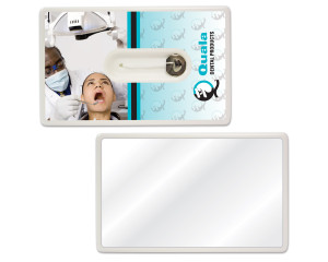 Credit Card Style Dental Floss with Mirror Credit Card Style Dental Floss with Mirror