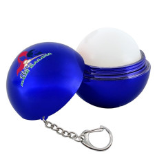 Metallic Lip Balm with Keychain