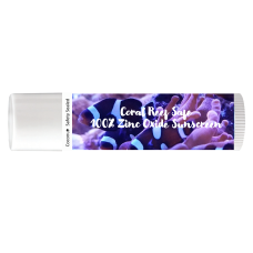 Mineral SPF 15 Broad Spectrum Lip Balm - 100% Zinc Sun Protection - Reef Safe - Made in the USA