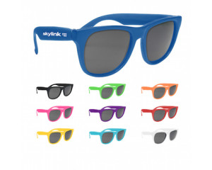 RETRO ! Baja Neon Rubber Sunglasses - Solid Color Frames RETRO ! Baja Neon Rubber Sunglasses - Solid Color Frames