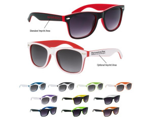 Two-Tone Malibu Retro Sunglasses Two-Tone Malibu Retro Sunglasses