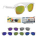 Crystalline Mirrored Malibu Retro Sunglasses