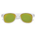 Crystalline Mirrored Malibu Retro Sunglasses