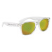 Crystalline Mirrored Malibu Retro Sunglasses