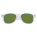 Crystalline Mirrored Malibu Retro Sunglasses