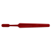 Compact Adult Toothbrush with Colorful Bristles