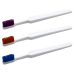 Compact Adult Toothbrush with Colorful Bristles
