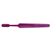Compact Adult Toothbrush with Colorful Bristles