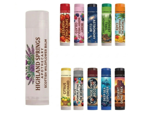 Tinted Beeswax Lip Balm - Full Color Imprint