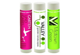 All Natural Beeswax Lip Balm - Full Color Imprint