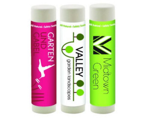 All Natural Beeswax Lip Balm - Full Color Imprint
